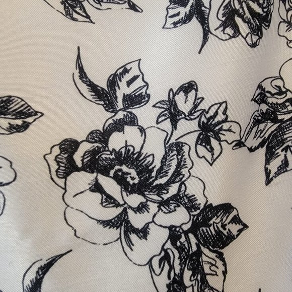 Sz 16 Bonnie Jean Formal Dress White Girls Spring Summer Party Roses Hi-low - Picture 7 of 8